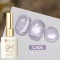 Vernis à ongles gel magnétique URSUGAR cat eye lavande CA04 avec effet perles de verre - CA04