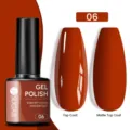 UR SUGAR Burnt Orange Gel Polish 06 για νύχια με γυαλιστερό και ματ αποτέλεσμα - Γυαλιστερό/Ματ / 06 Καραμελέ Πορτοκαλί