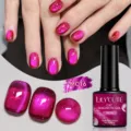 Smalto gel magnetico professionale cat eye bordeaux nella tonalità MC16 da 7ml - MC16