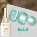 Vernis à ongles gel UR SUGAR Cat Eye CA20 vert menthe avec effet perle de verre - CA20