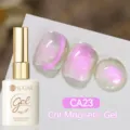 Vernis à ongles gel magnétique UR SUGAR CA23 avec effet scintillant rose violet - CA23