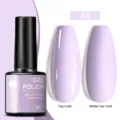UR SUGAR 7ml λεβάντα μοβ βερνίκι νυχιών No 49 με γυαλιστερό και ματ τελείωμα top coat - Γυαλιστερό/Ματ / 49 Λεβάντα