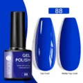 UR SUGAR Κοβάλτιο μπλε βερνίκι νυχιών gel No. 88 με ματ και γυαλιστερό εφέ - Γυαλιστερό/Ματ / 88 Βαθύ Μπλε