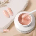 Gel d'extension d'ongles rose lait BORN PRETTY YC10 en pot de 15ml pour manucure - Nude Chaud (YC10)