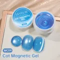 Esmalte de uñas gel magnético ojo de gato azul LILY'CUTE MC09 con efecto de hielo - MG09