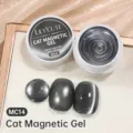 Esmalte de uñas en gel magnético ojo de gato plateado LILY'CUTE MC14 efecto brillante - MG14