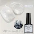 LILY'CUTE Glitter Gel Nail Polish LC-XS01 Fine Silver Sparkle 7ml Bottle - XS01-Silver Glitter