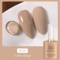 Vernis à ongles gel UV BORN PRETTY Toffee Beige, fini brillant et mat SKU - Beige Toffee (SJ10)