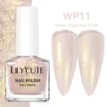 Shimmering light pink water-based nail polish by LILY'CUTE in WP11 shade for elegant manicure - Water-Based Nail Polish / 11 Sparkling Pink