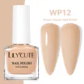 Esmalte de uñas al agua LILY'CUTE tono nude WP12 con muestras brillante y mate - Esmalte de Uñas a Base de Agua / 12 Nude