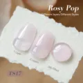 BORN PRETTY TS17 vernis à ongles gel rose gelée avec un effet glace transparent - Rose Pop Glacé Translucide (TS17)