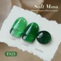 Vernis à Ongles Gel Gelée Translucide Born Pretty 15ml Vert Mousse Douce TS21 - Vert Mousse Doux (TS21)