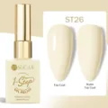 Vernis à ongles UR SUGAR ST26 beige crème 1-Step avec finitions mate et brillante - Crémeux (ST26)