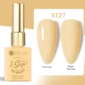 Vernis semi-permanent UR SUGAR ST27 jaune crème 1-étape avec fini brillant et mat - Jaune Crème (ST27)