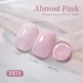 Vernis à ongles gelée Born Pretty TS71 rose translucide pour manucure professionnelle - Presque Rose (TS71)