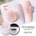 Nicht klebendes 5D Nagel-Modelliergel in Hellrosa für kreative DIY-Nageldesigns - Hellrosa (03) / Hellrosa (03)