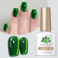 BORN PRETTY grüner Katzenaugen-Gel-Nagellack in 10-ml-Flasche mit Schimmereffekt - Dunkelgrün (MY269)