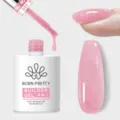 Born Pretty 8-in-1 builder gel in glinsterend roze B17 voor nagelverlenging en base - 17 Glimmerend Lichtroze