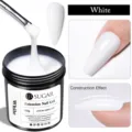 Gel de construction UR SUGAR 150g blanc pour manucure professionnelle UV/LED durable. - Blanc