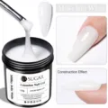 Gel d'extension d'ongles UR SUGAR 150g Milky Jelly White pour manucure professionnelle - Crème
