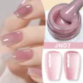 Smalto gel nude Born Pretty tonalità JN07 per una finitura traslucida e lucida - Viola Nude Gelee Traslucido Ghiaccio