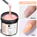 UR SUGAR 150g ελαφρύ nude τζελ επέκτασης νυχιών για επαγγελματικό μανικιούρ και επισκευή - Ανοιχτό Nude