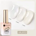 Vernis à ongles gel professionnel blanc laiteux translucide avec effets à 1, 2 et 3 couches - J002 (Blanc Gelée)