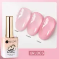 Vernis à ongles gel UR SUGAR 15ml rose nude transparent URJ006 effet 1 à 3 couches - J006 (Rose Nude Foncé)