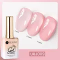 Vernis à ongle gel nude rose translucide UR SUGAR 15ml, effets 1-3 couches, URJ009 - J009 (Café Foncé)