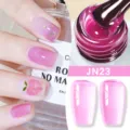Smalto gel Born Pretty rosa nude traslucido JN23 per una manicure professionale - Rosa Nude Ghiaccio