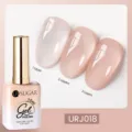 Vernis à Ongles Gel UR SUGAR 15ml Rose Nu Translucide URJ018 pour Lampes UV - J018 (Rose Nude Gelée)