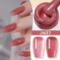 Smalto gel professionale gelatina nude traslucido BORN PRETTY colore JN37 per nail art - Rosa Nude Traslucido Ghiaccio (JN37)