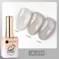 Vernis à ongles gel UR SUGAR 15ml blanc laiteux translucide pour manucure UV LED - Blanc Jade Gelée (J034)