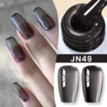 Smalto gel marrone traslucido JN49 per manicure professionali da salone di bellezza - Caffè Scuro Ghiaccio Traslucido (JN49)