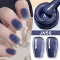 Smalto gel Born Pretty gelatina traslucida tonalità blu scuro fumé JN50 per saloni - Blu Viola Ghiaccio Traslucido (JN50)