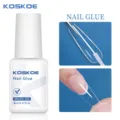 Sterke KOSKOE 8ml penseel-nagellijm voor krachtige en duurzame nageltip-verlengingen - 8mL Verpakking / Transparant