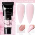 UR SUGAR soft pink nail extension gel for quick building and professional UV LED curing - P01 Soft Pink