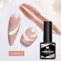 Née Jolie NJM002 sprankelende kattenmagneet gellak in roségoud voor UV/LED-nagels - Champagne Aurora (NJM002)
