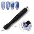 Professional double-headed magnetic tool for creating cat-eye gel polish nail art effects - Cylindrical Double-Ended Nail Magnet Stick (6.2cm)