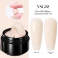 Gel per allungamento unghie nude non appiccicoso in vasetto da 15ml con finish opaco e lucido - Color Carne (NSG8)