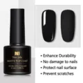 Smalto Née Jolie matte top coat con display ad effetto lucido e opaco - Matte Top Coat