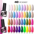 Kit completo di 40 smalti gel per unghie di Nee Jolie per manicure UV/LED soak off. - Set di 40 Bottiglie (08)