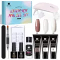 Set gel per extension unghie Née Jolie 15ml con lampada UV/LED e strumenti professionali. - Set di Colori 07