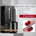 Born Pretty 15ml Matte Top Coat Gel νυχιών για επαγγελματικό βελούδινο φινίρισμα - Ματ Επικάλυψη / 15ml / Διαφανές Ματ