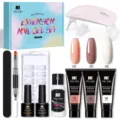 Kit gel per extension unghie Née Jolie 15ml con lampada SUNmini e strumenti per fai da te - Set di Colori 11