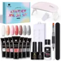 Kit gel per extension unghie Née Jolie 15ml con lampada LED UV e strumenti per manicure - Kit Completo 06