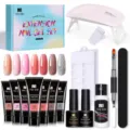 Kit completo extension unghie poly gel 15ml Nee Jolie con lampada UV LED rosa - Kit Completo 07