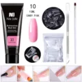 Σετ τζελ επέκτασης νυχιών με τζελ Candy Pink 15ml και επαγγελματικά εργαλεία μανικιούρ - Σετ 5 τεμαχίων / Αρ. 10 (Candy Pink)