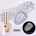 Smalto gel glitterato argento UR SUGAR 15ml - Effetto disco shimmer URD003 - D003 (Glitter Argento)