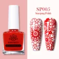 Esmalte de uñas rojo BORN PRETTY 10ml SP005 profesional para estampado de uñas DIY - Esmalte para Estampado / Rojo SP005